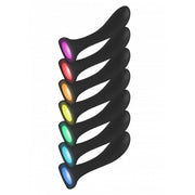 VIBRATORE ANALE VAGINALE IN SILICONE DILDO FALLO NERO VIBRANTE ZARA RICARICABILE